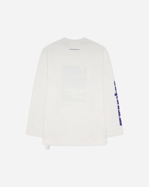 Oamc Peacemaker White Panorama Print Longsleeve T-Shirt for men