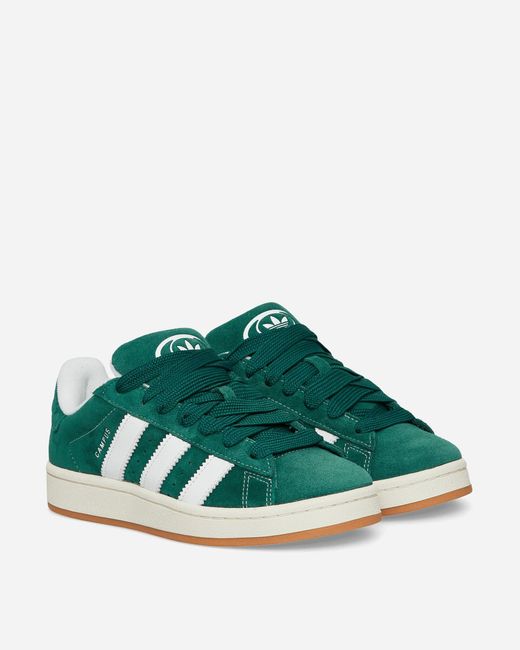 Adidas Green Campus 00s Sneakers Dark / Cloud White for men
