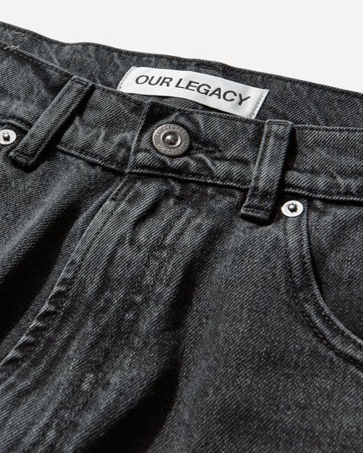 Roa Gray Our Legacy Work Shop Trail Cut Jeans Carbon for men