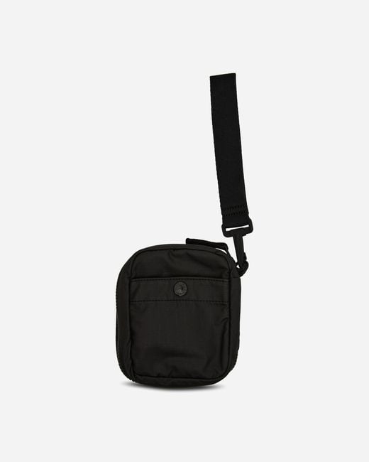 Stone Island Black Double Coated Cotton Ripstop Wallet for men