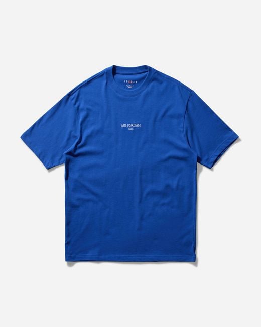 Nike Blue Air Jordan Wordmark 85 T-Shirt Game Royal for men