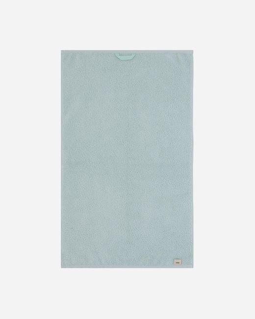 Tekla Blue Solid Hand Towel Mint for men