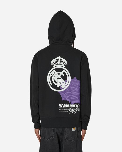 Adidas Black Y-3 Real Madrid Hoodie for men