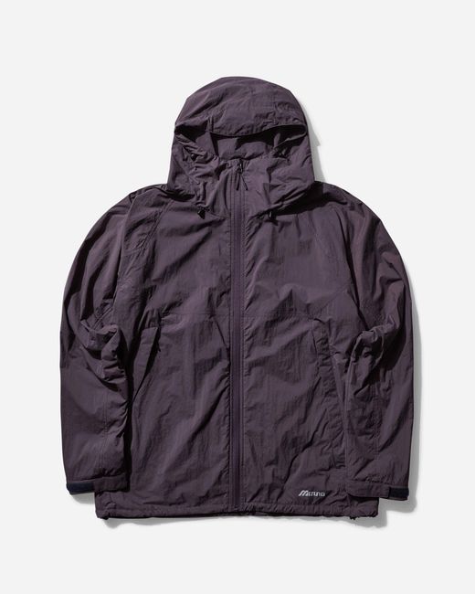Mizuno Purple S Bt Thermal Mesh Hooded Jacket Midnight Plum for men