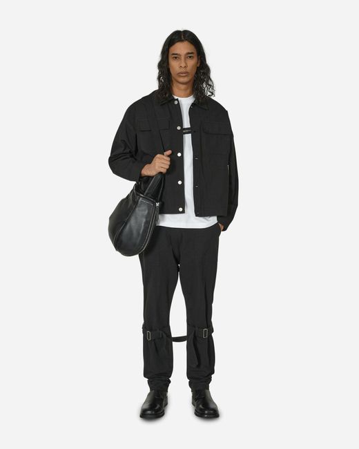 Phingerin Black P-Zip Drizzler Jacket for men