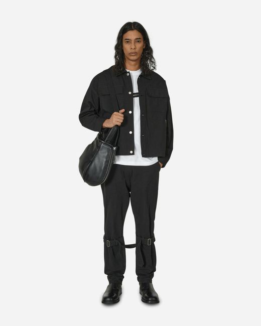 Phingerin Black P-Zip Drizzler Jacket for men