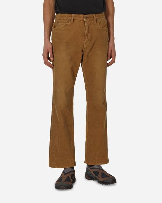 Hysteric Glamour Natural Bootcut Cordurory Pants for men