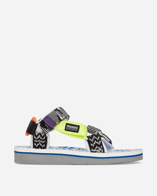 Suicoke Missoni Depa-msn-var2 Sandals in White | Lyst