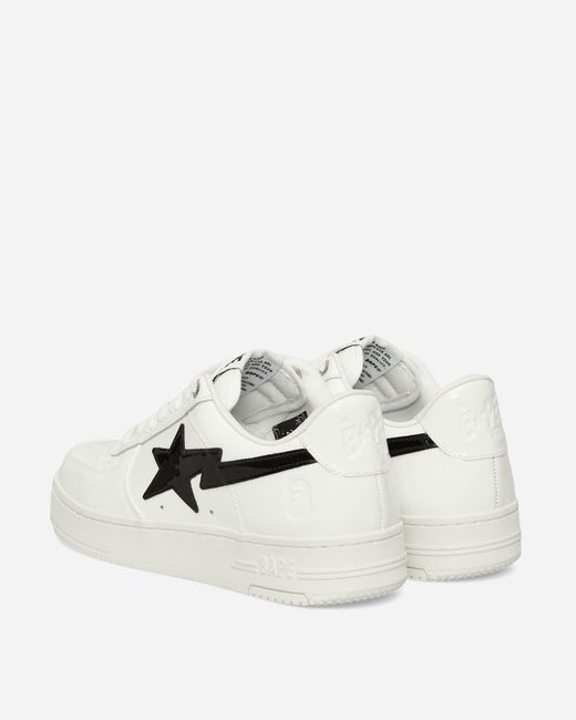 A Bathing Ape White Bape Sta 1 M2 Sneakers for men