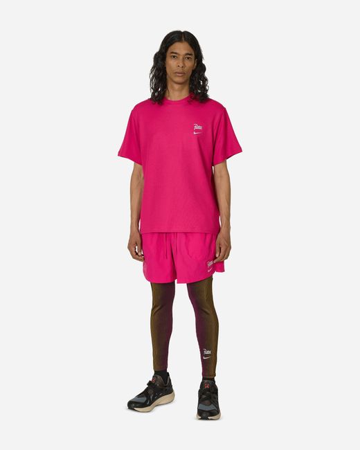 Nike Brown Patta Running Team leggings Fireberry / Sundial for men