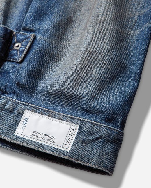 Neighborhood Blue Savage Denim Type-1 Jacket for men