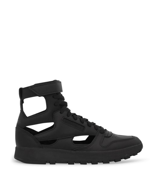 Maison Margiela Reebok Classic Leather Tabi Hi Sneakers in Black for Men Lyst
