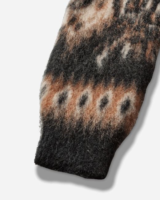 Needles Black Men S Paisley Mohair Cardigan for men