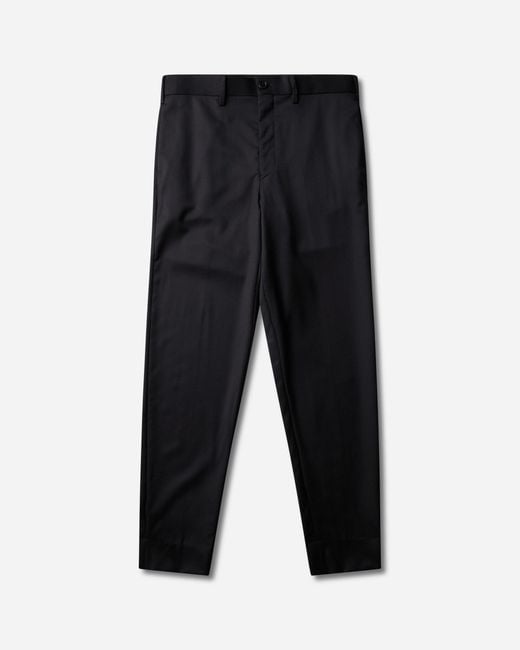 Undercover Black Men S Wool Twill Pants for men
