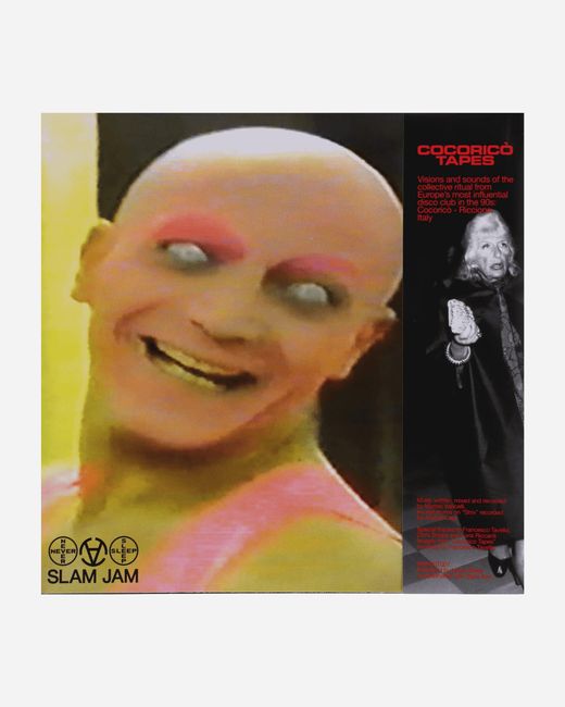 SLAM JAM Black Cocoricò Tapes Vinyl for men