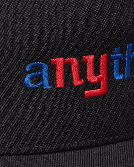 Anything Black Speedball Logo Hat for men