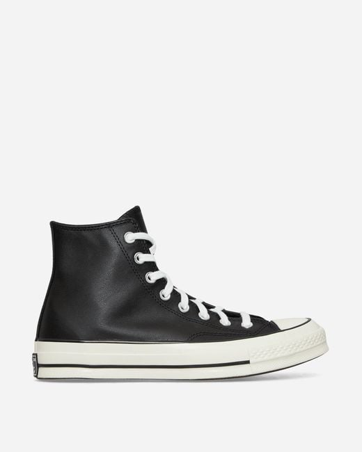 Converse Black Chuck 70 Hi Leather Sneakers for men