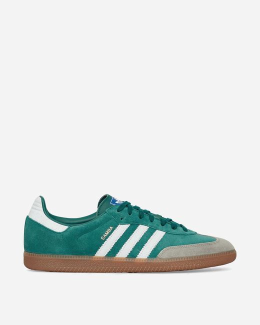 adidas Samba Og Sneakers Collegiate / Cloud White in Green for Men | Lyst