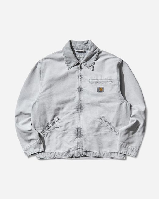 Carhartt Gray Men S Og Detroit Jacket (chalk Wash) for men