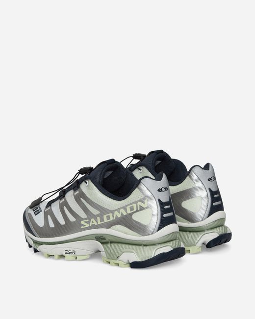 Salomon Gray Xt-4 Og Sneakers Carbon / Celadon Green for men