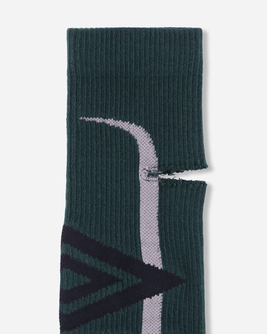 Umbro Blue Logo Socks Dark Olive for men