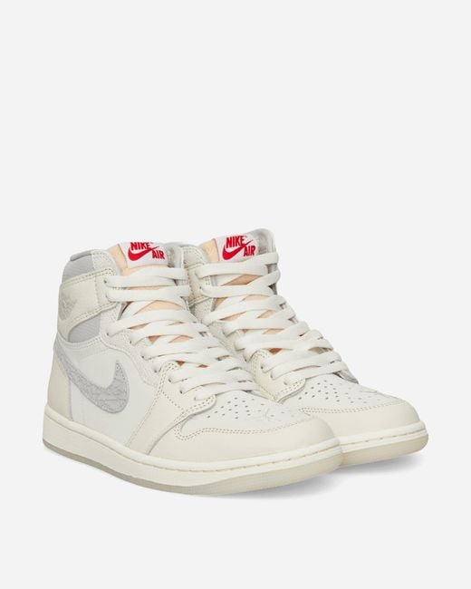 Nike White Air Jordan 1 Retro High Og Sneakers Sail Pale Ivory for men