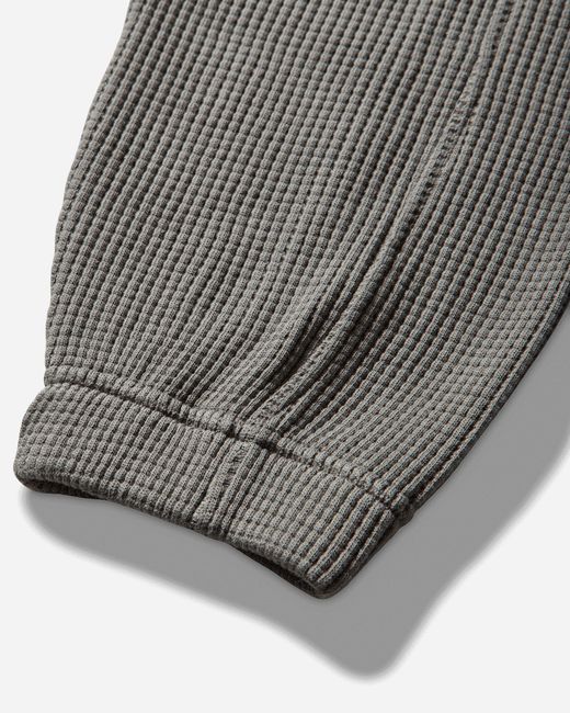 Roa Gray Men S Bee Sun Faded Organic Waffle Zip Up Hoodie for men