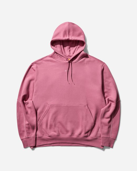 Nike Men S Nocta Fleece Hoodie Desert Berry in Pink for Men Lyst — free download