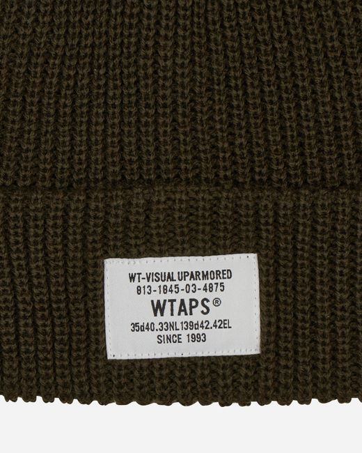 (w)taps Green Beanie 03 Olive Drab for men