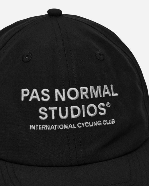 Pas Normal Studios Black Off-race Cap for men