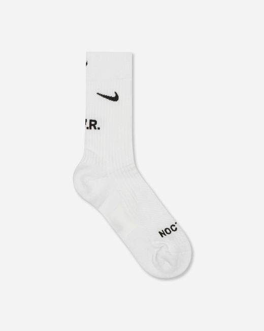 Nike White Nocta 3-pack Crew Socks for men