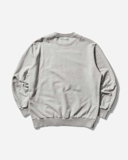 Undercover Men S Robert Bosisio Crewneck Sweatshirt Light Gray for