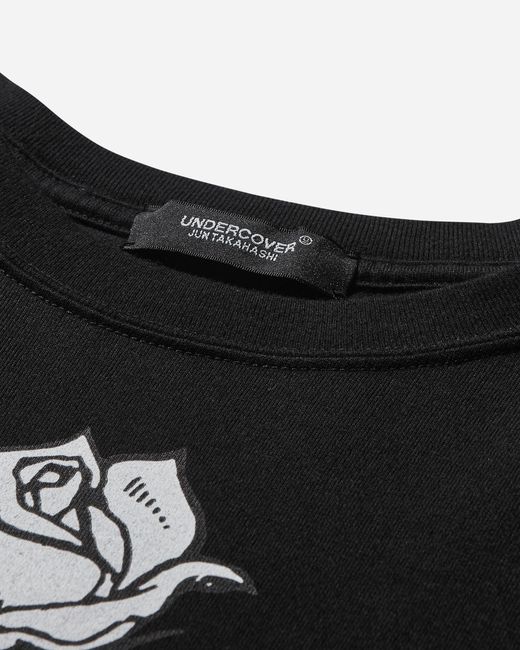 Undercover Black S Urban Flower Longsleeve T-Shirt
