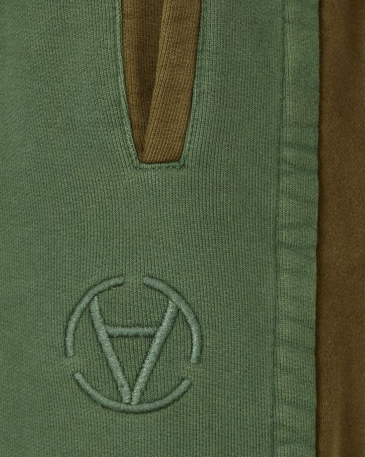 SLAM JAM Green Panel Sweatpants for men