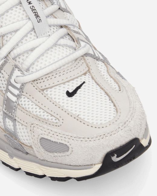 Nike White P-6000 Sneakers Light Bone / Pale Ivory for men