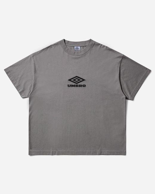Umbro Gray Og Logo T-shirt Smock for men