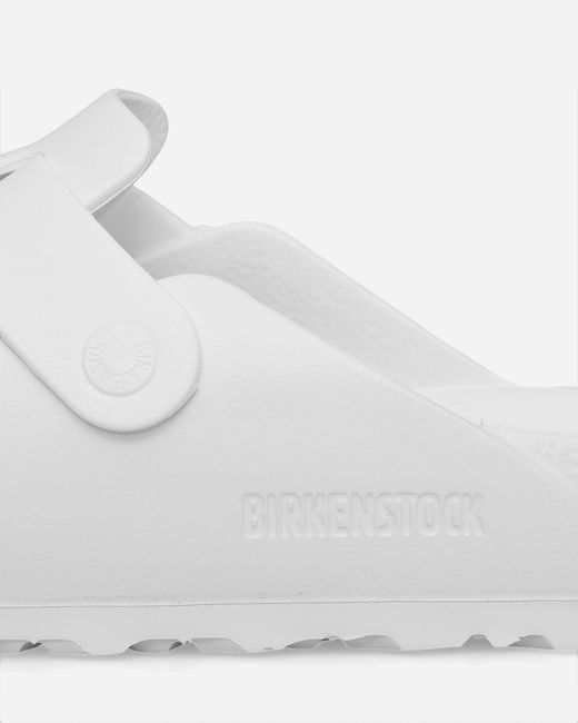 Birkenstock White Boston Eva Sandals for men