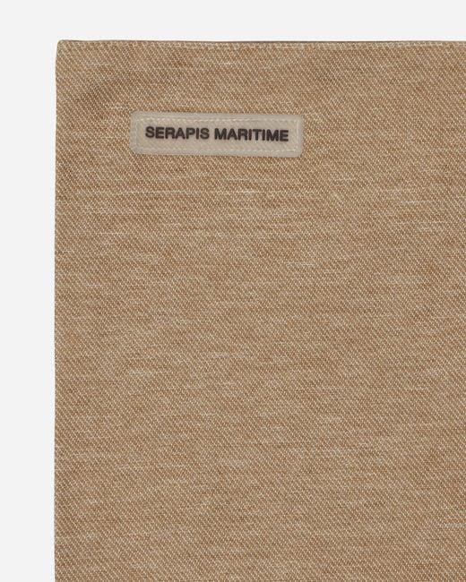 Serapis Blue Molten Grid Place Mat for men