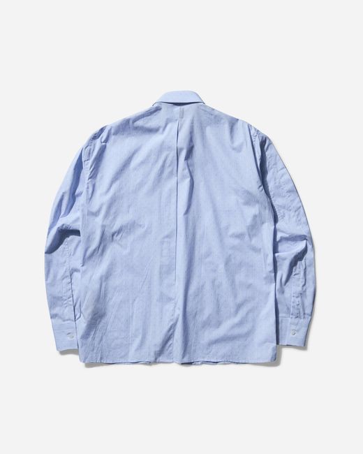 _J.L - A.L_ Blue Men S Palaeo Shirt Azure Stripe for men