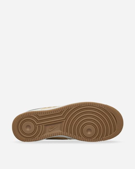 Nike White Air Force 1 Sneakers Sesame for men