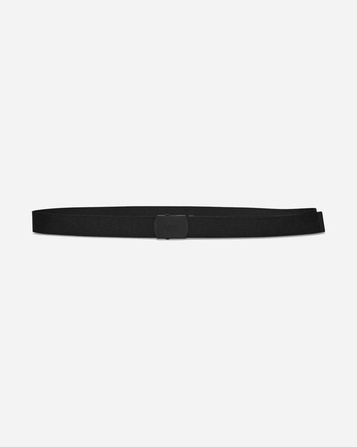 Y-3 White Classic Logo Belt for men