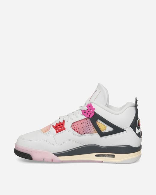 Nike Pink Air Jordan 4 Comic Sneakers Off Fire for men