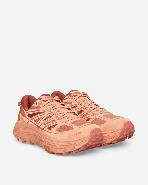 Hoka One One Pink Xlim Mafate Speed 2 Sneakers Peach Dust for men