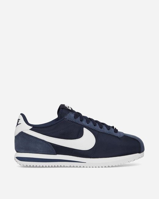 Nike Wmns Cortez Sneakers Midnight Navy White in Blue for Men Lyst