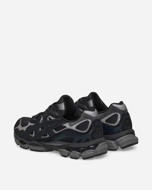 Asics Black Gel-Nyc Sneakers Graphite for men