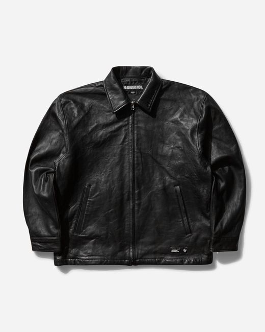 上等な S Men Neighborhood Leather Men for Black in Jacket Work Zip ジャケット・アウター