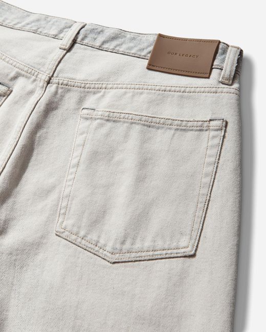 Our Legacy S Third Cut Jeans Digital Coffe Print in White for Men 