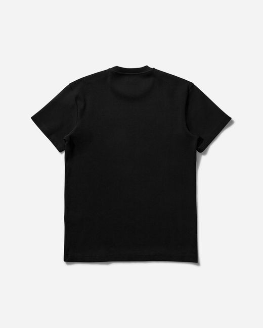 Chio Black S Heart Eye Pup Ribbed T-Shirt for men