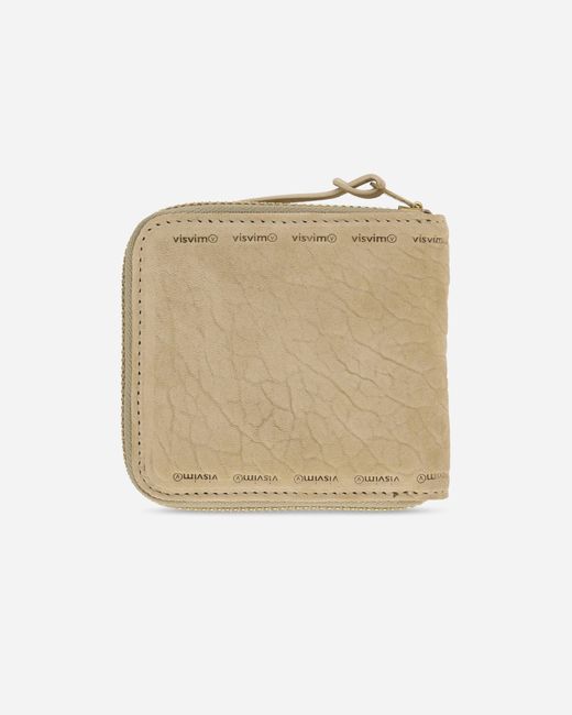 Visvim Natural Suede Bi-fold Wallet for men