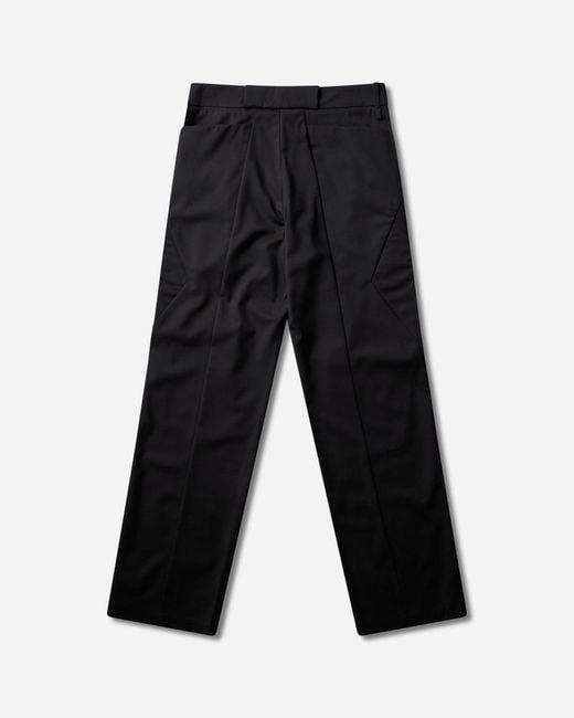 Kiko Kostadinov Black Men S Erdiko Trousers Crow for men